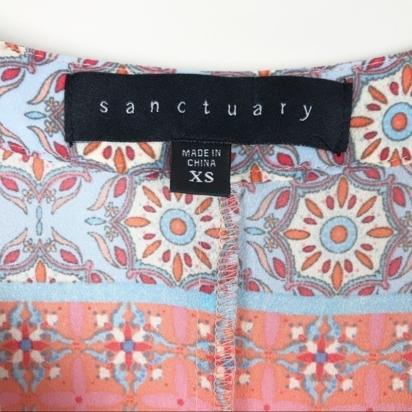 Sanctuary Collage Craft Split Neck Tank - Picture 4 of 9